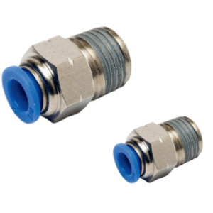 União Reta Macho Metal