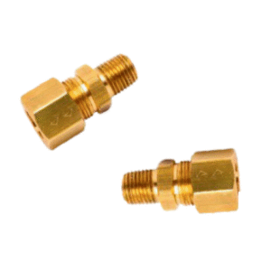 Conector macho compressão