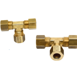 Tee união compressão